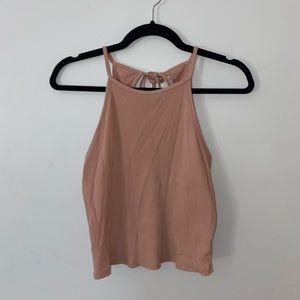 Pink Cropped Tanktop